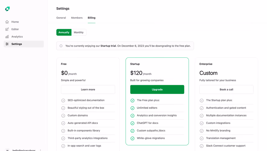 Mintlify Plans