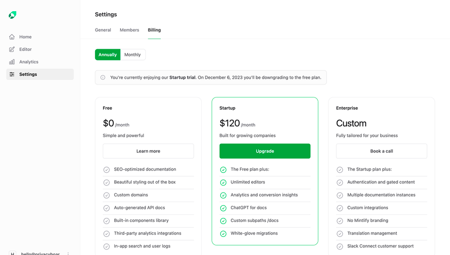 Mintlify Plans