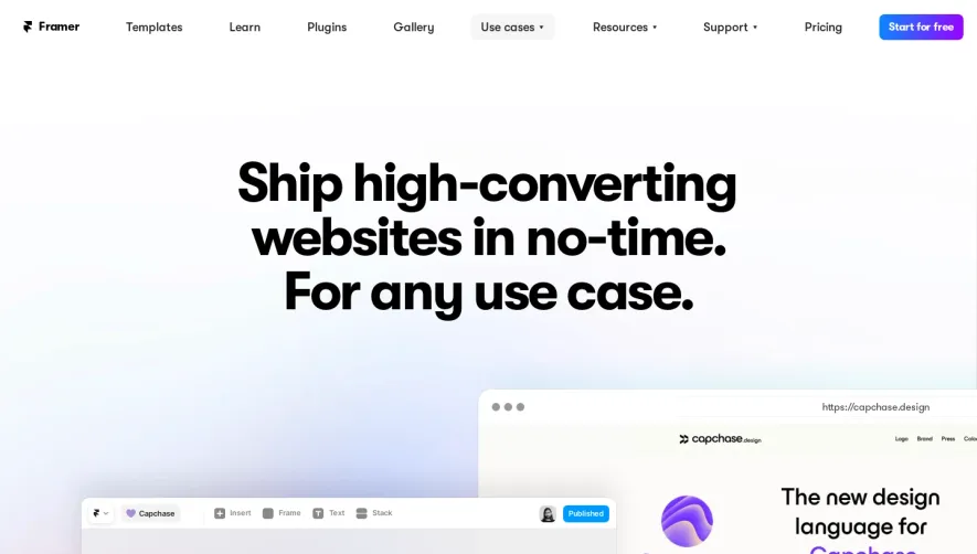 Framer Use Cases