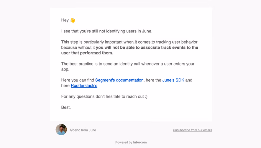 June Activation Emails