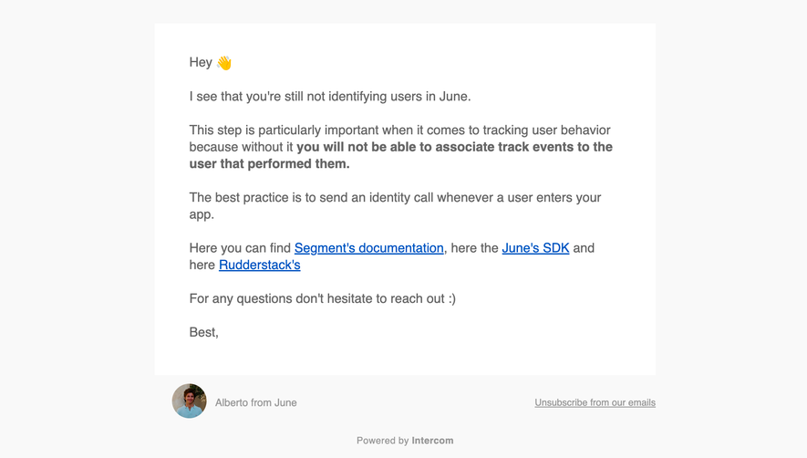June Activation Emails