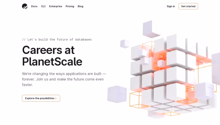 PlanetScale Careers Page
