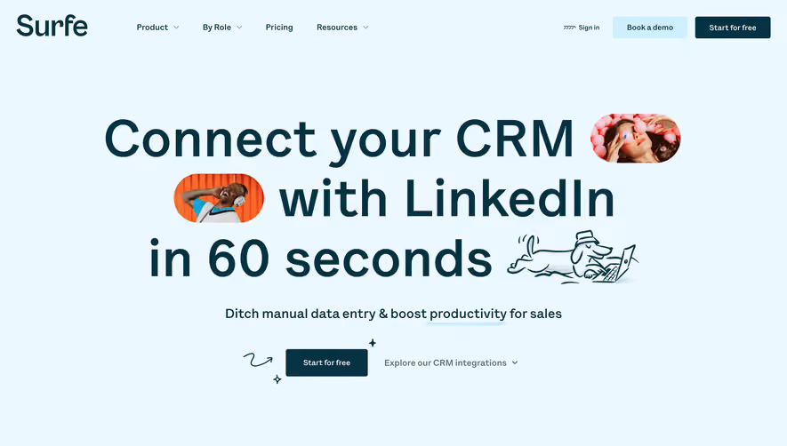 Surfe Landing Page