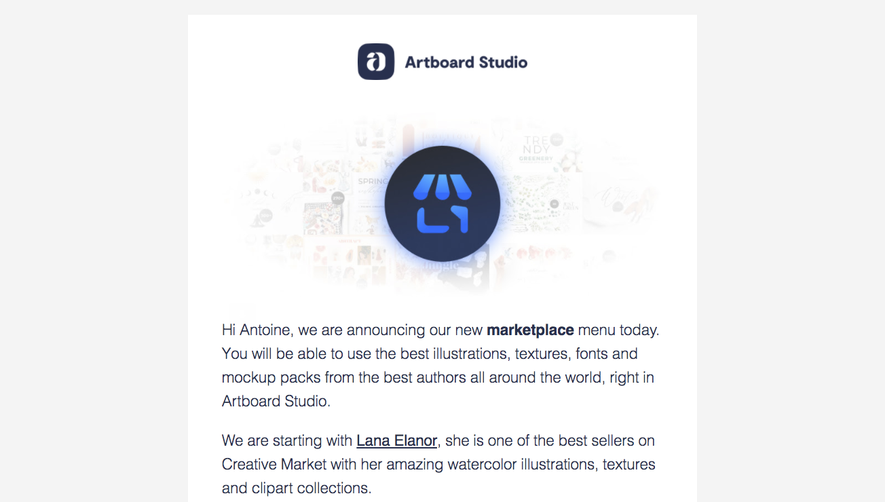 Artboard Studio New Feature Emails