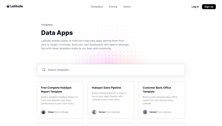 Latitude Templates Library