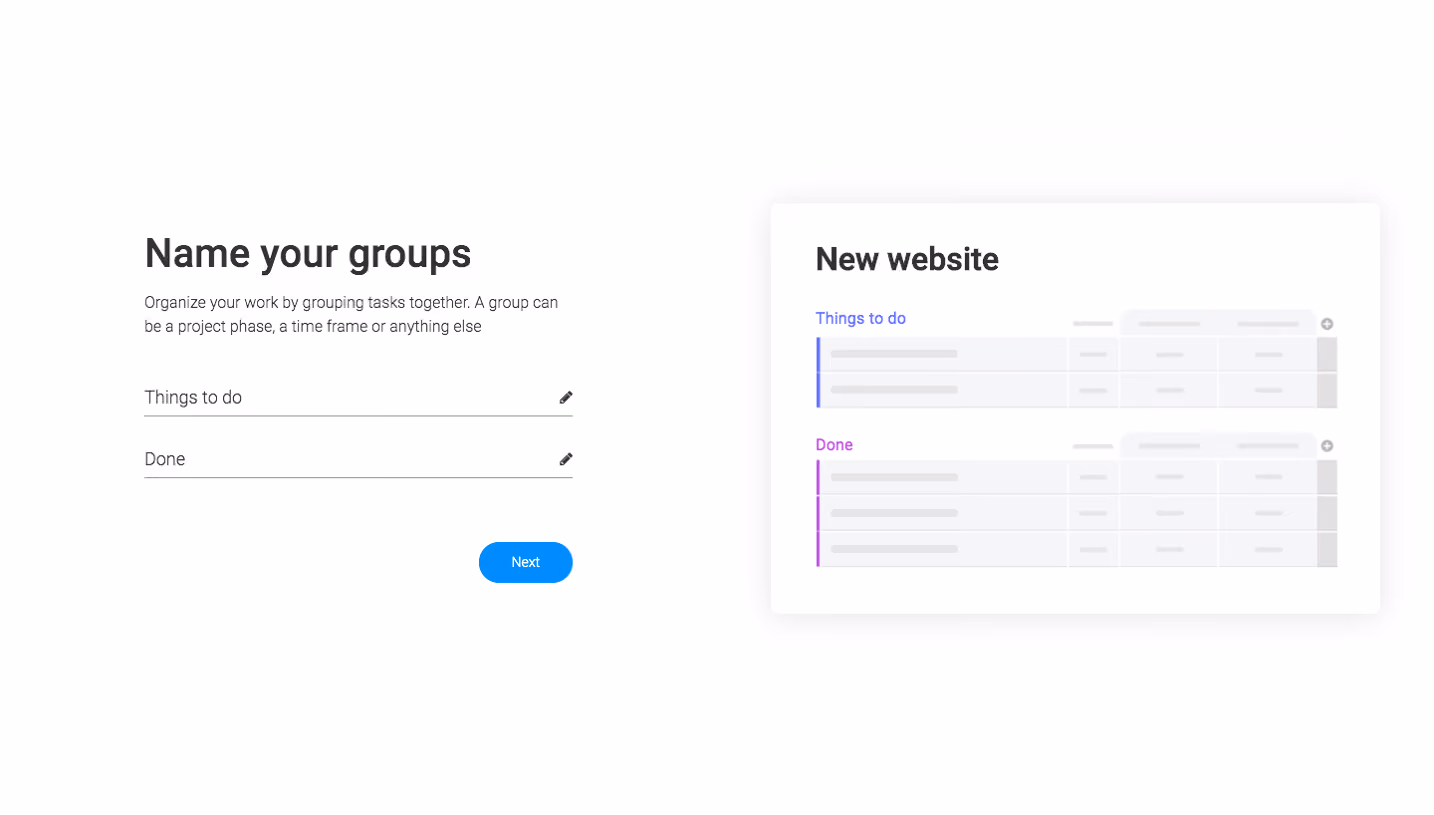 Monday User Onboarding
