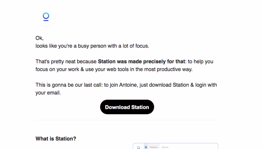 Station Invitation Emails