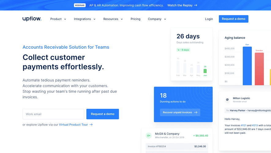 Upflow Landing Page