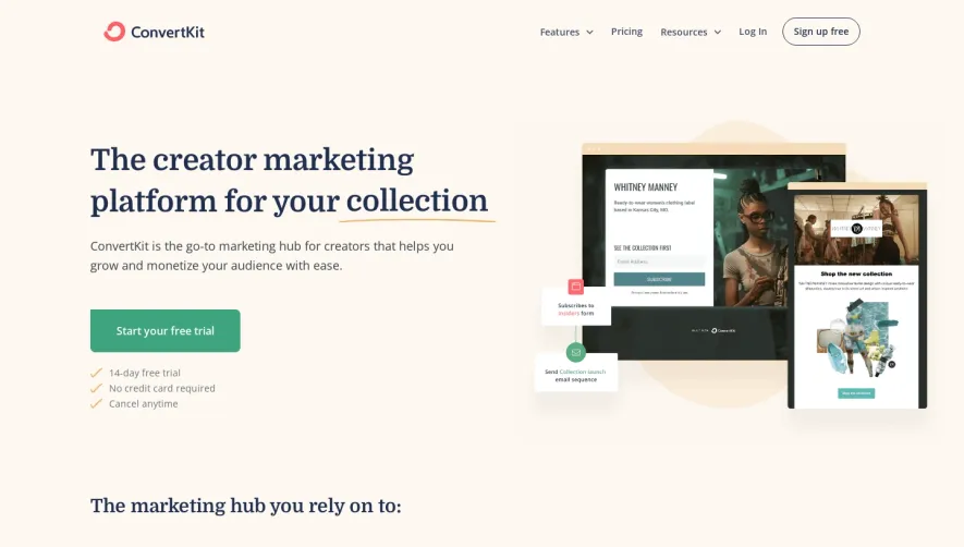 ConvertKit Landing Page