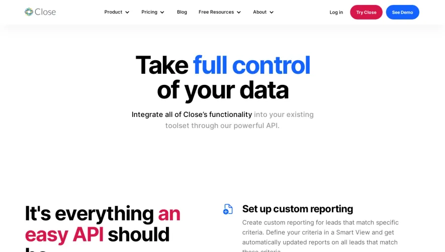 Close Integration Page