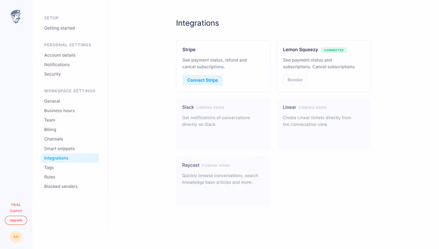 Fernand Integrations