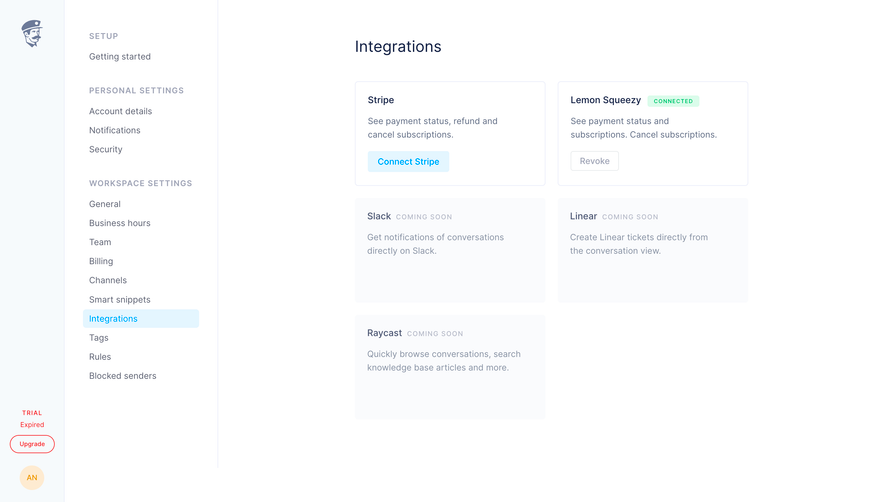 Fernand Integrations
