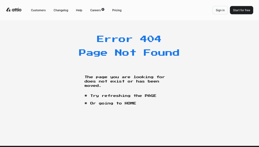 Attio 404 Page
