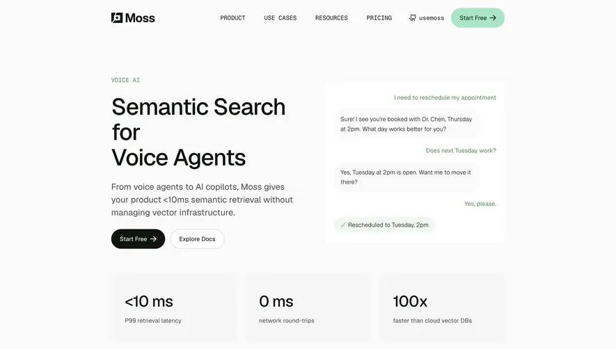 Moss Use Cases