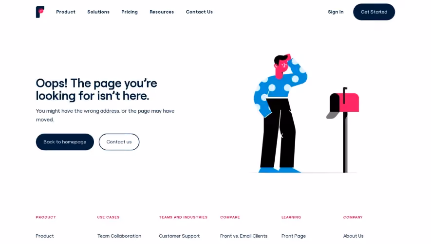 Front 404 Page