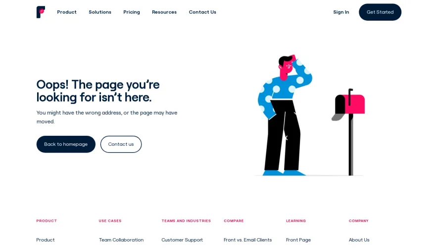 Front 404 Page