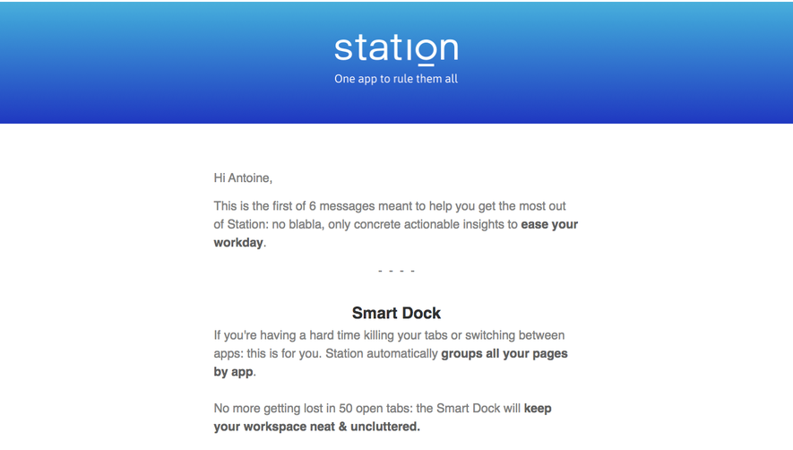 Station Onboarding Emails