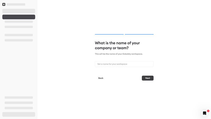 Dokably Account Setup