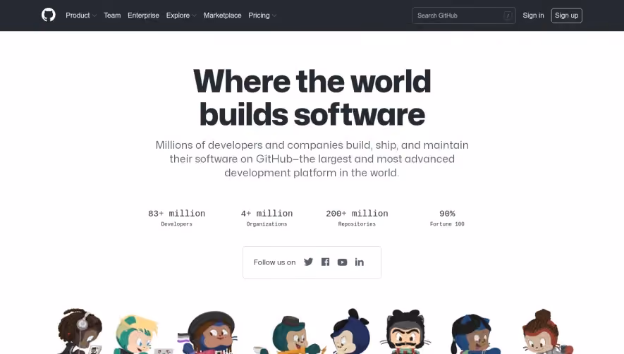 GitHub About Page