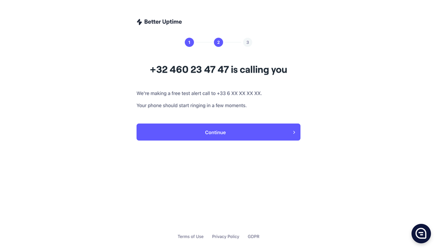 Better Stack etter Uptime Account Setup