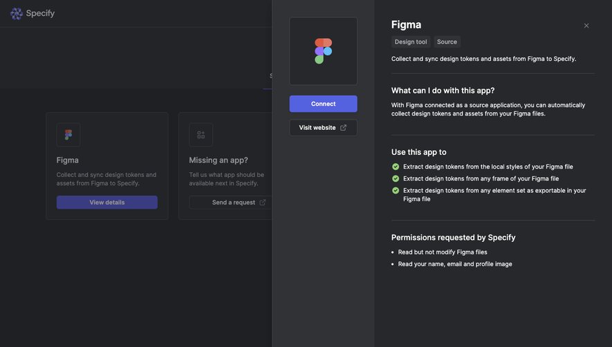 Specify Source app details