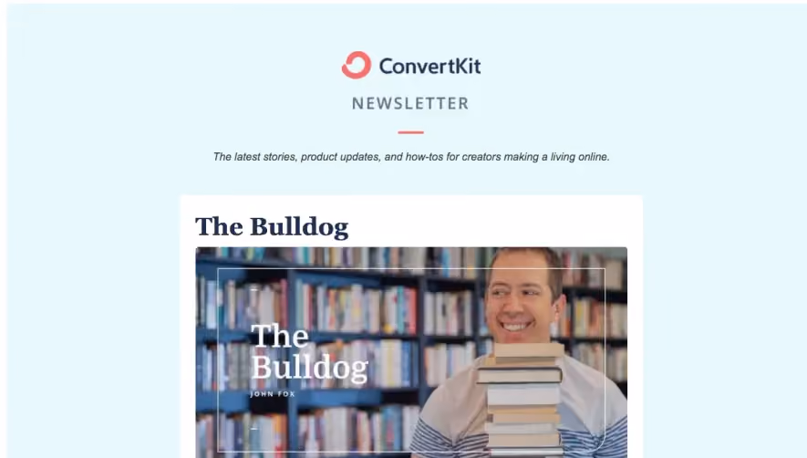 ConvertKit Newsletter