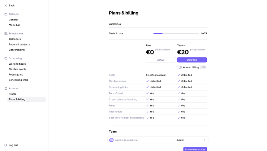 Rise Plans & Billing