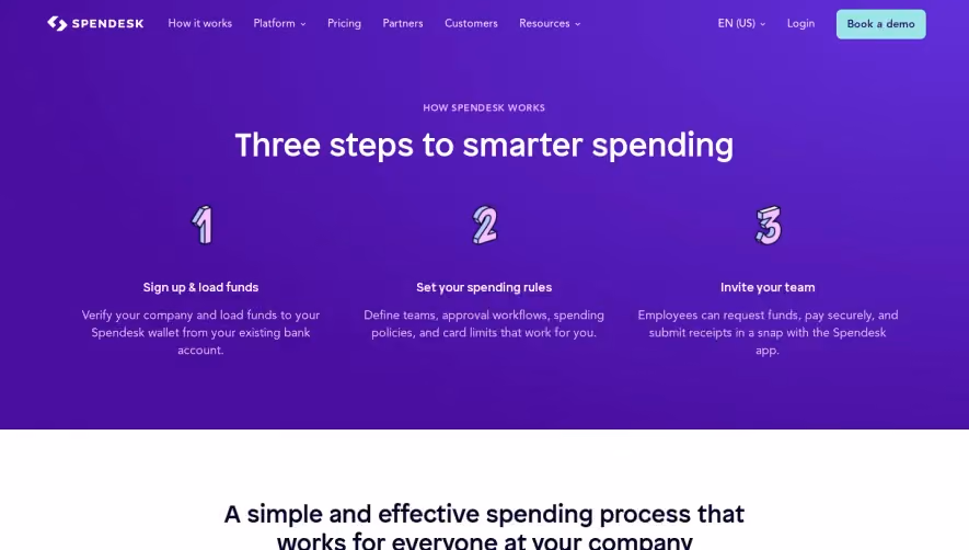 Spendesk Features Page