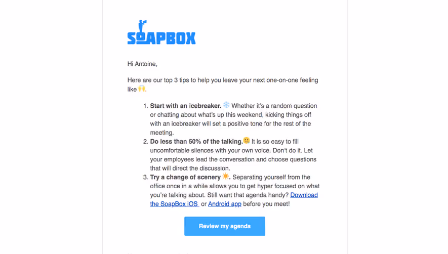 Hypercontext oapbox Onboarding Email Flow