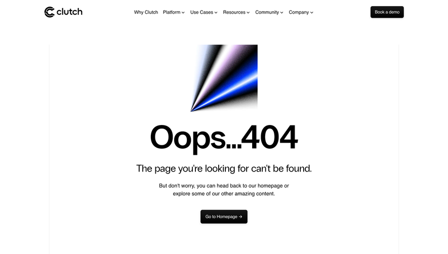 Clutch 404 Page