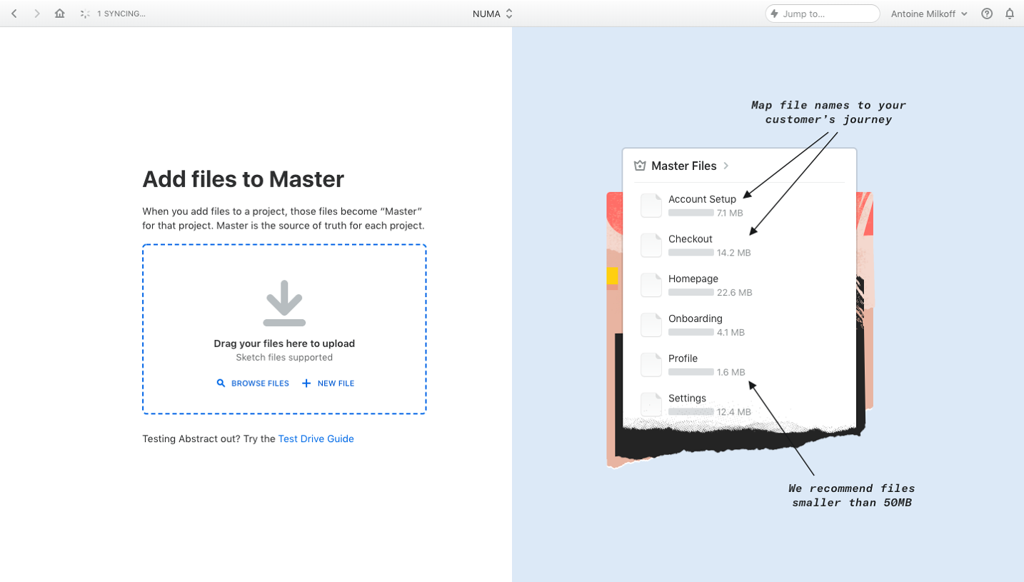 Abstract User Onboarding