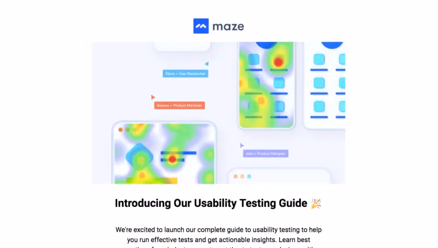 Maze New Feature Emails