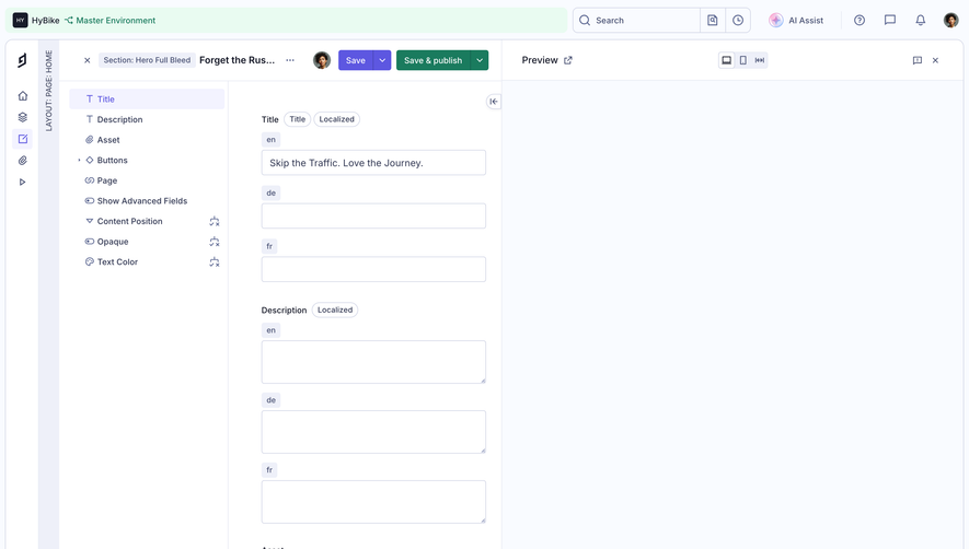 GraphCMS File field configuration form