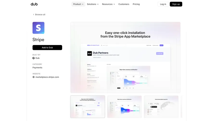Dub Integrations Page