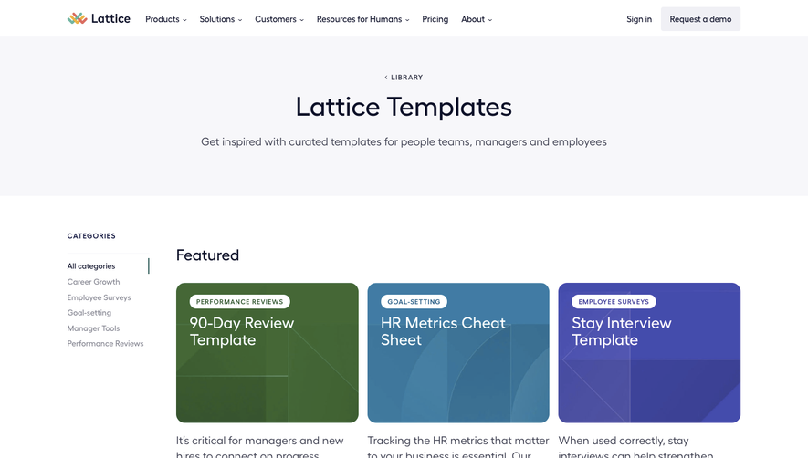 Lattice Templates Library
