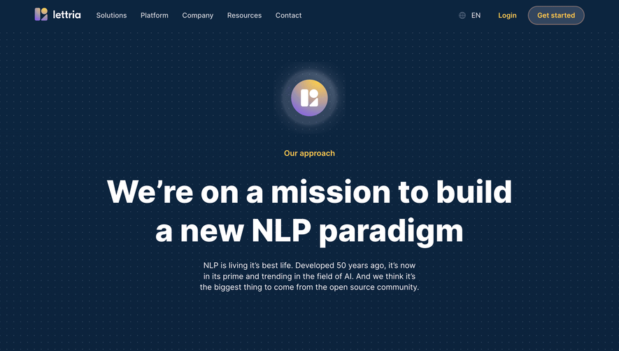 Lettria About Page