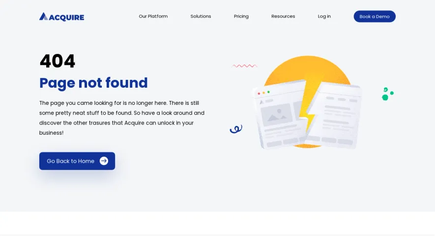 Acquire 404 Page
