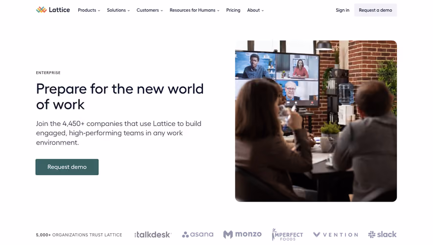 Lattice Enterprise Page
