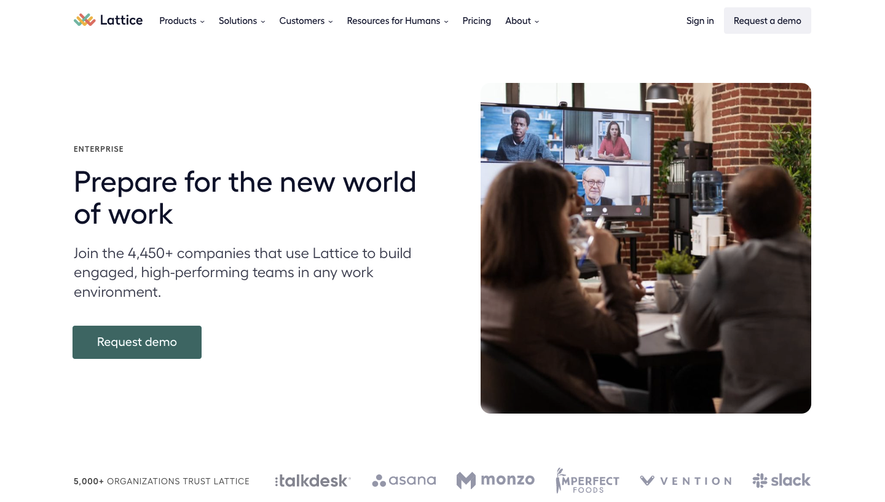 Lattice Enterprise Page