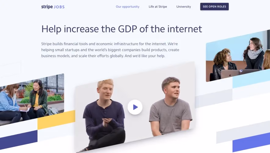 Stripe Careers Page