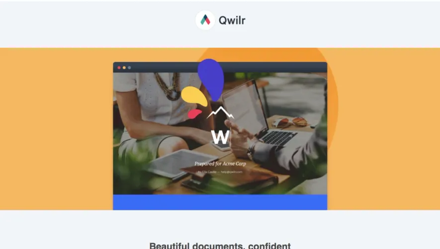 Qwilr Welcome Email