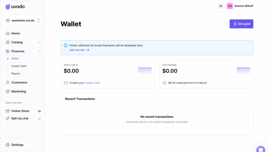 Uvodo Uvodo Dashboard