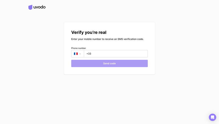 Uvodo Uvodo Phone Verification