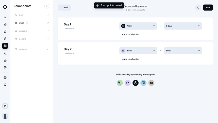 Sellx Create A Sequence