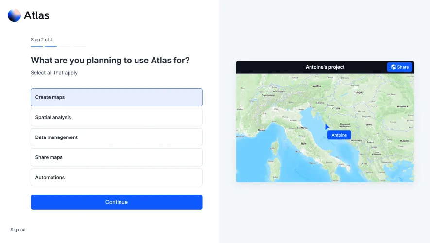 Atlas Account Setup