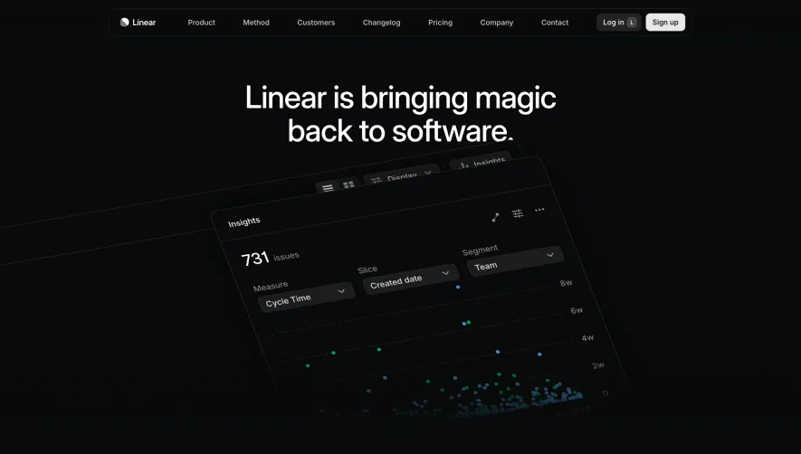 Linear About Page