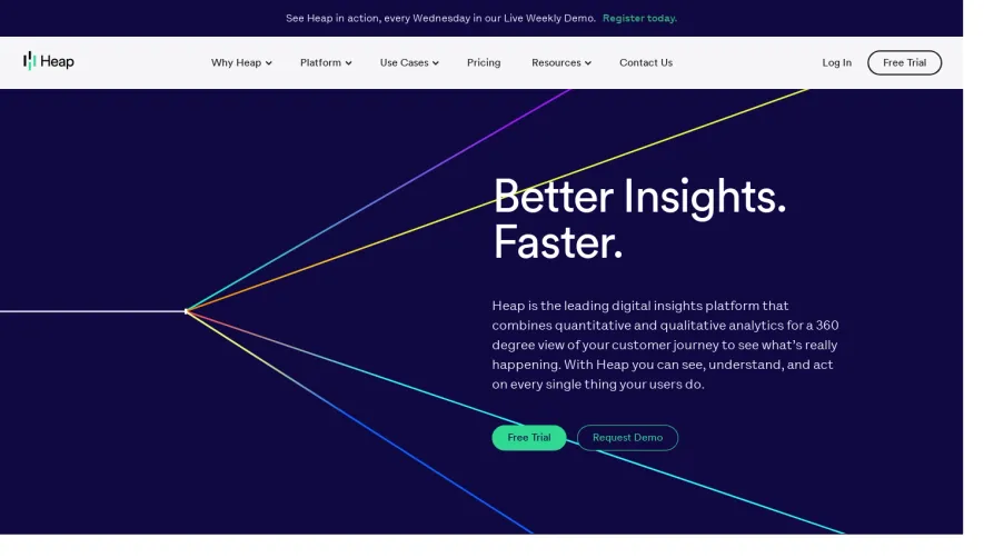 Heap Landing Page