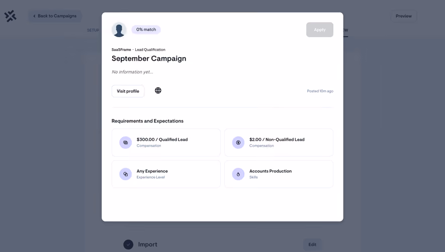 Sellx Campaign Preview