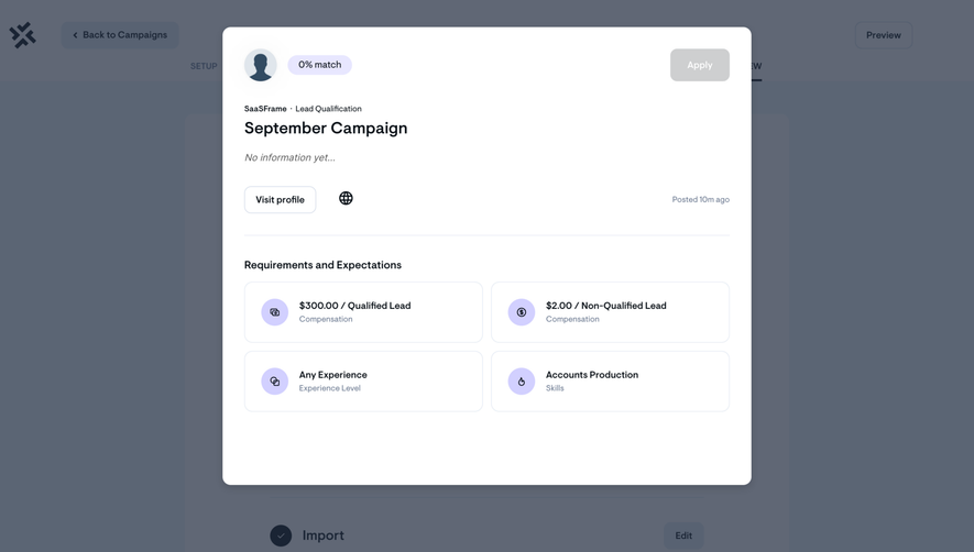 Sellx Campaign Preview