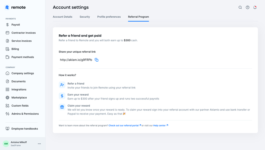 Remote Referral 